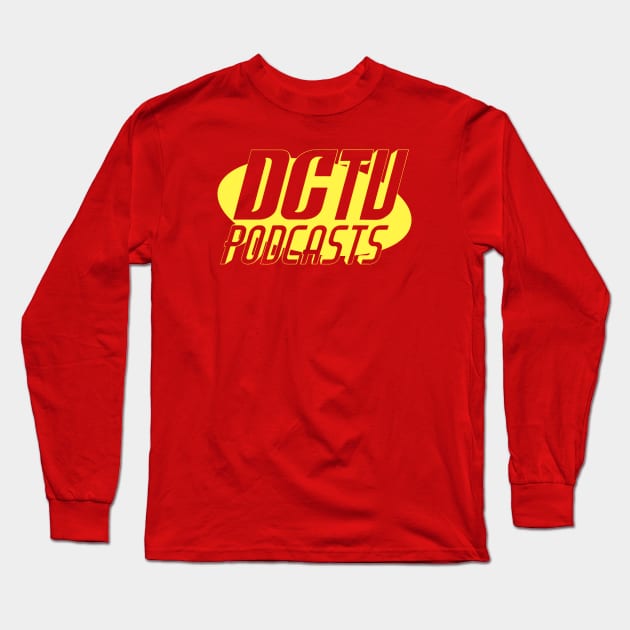 DCTV Logo - Monochrome Long Sleeve T-Shirt by DC TV Podcasts